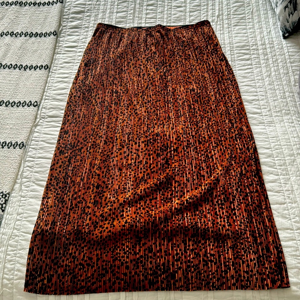 New with tags! Anthropologie Maeve leopard midi skirt size small